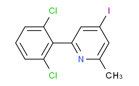 2-(2,6-Dichlorophenyl)-4-iodo-6-methylpyridine