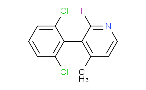 3-(2,6-Dichlorophenyl)-2-iodo-4-methylpyridine