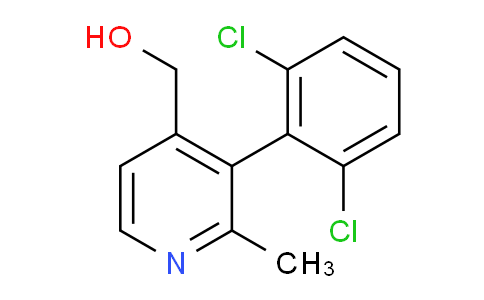 3-(2,6-Dichlorophenyl)-2-methylpyridine-4-methanol