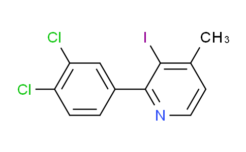 2-(3,4-Dichlorophenyl)-3-iodo-4-methylpyridine