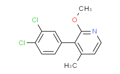 3-(3,4-Dichlorophenyl)-2-methoxy-4-methylpyridine