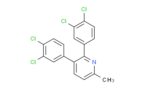 2,3-Bis(3,4-dichlorophenyl)-6-methylpyridine