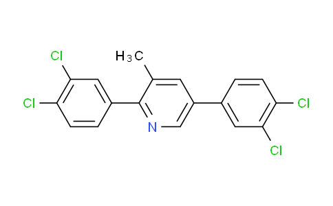 2,5-Bis(3,4-dichlorophenyl)-3-methylpyridine