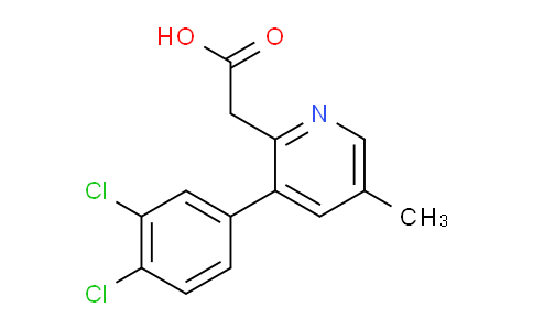 AM31611 | 1361472-07-2 | 3-(3,4-Dichlorophenyl)-5-methylpyridine-2-acetic acid