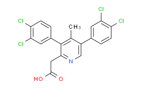 AM31616 | 1361701-83-8 | 3,5-Bis(3,4-dichlorophenyl)-4-methylpyridine-2-acetic acid