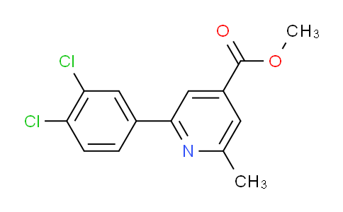 Methyl 2-(3,4-dichlorophenyl)-6-methylisonicotinate