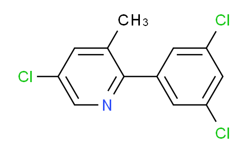 5-Chloro-2-(3,5-dichlorophenyl)-3-methylpyridine