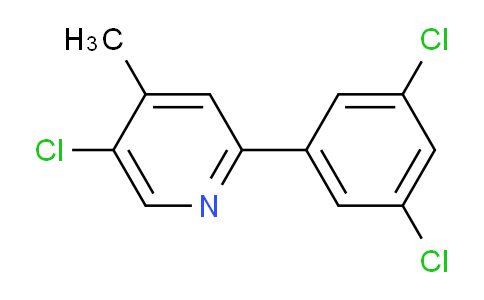 5-Chloro-2-(3,5-dichlorophenyl)-4-methylpyridine