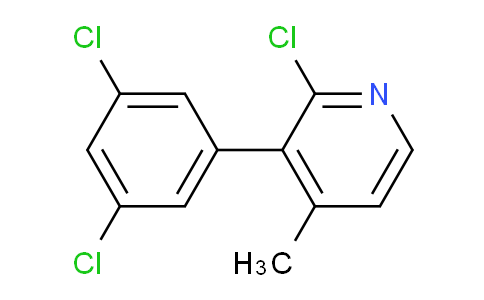 2-Chloro-3-(3,5-dichlorophenyl)-4-methylpyridine