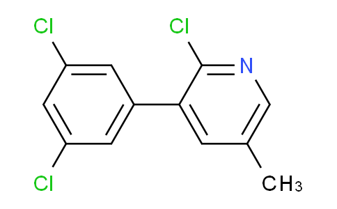 2-Chloro-3-(3,5-dichlorophenyl)-5-methylpyridine
