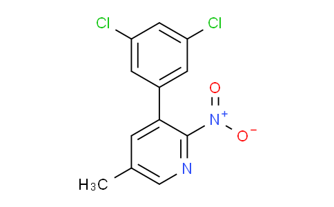 AM31757 | 1361552-75-1 | 3-(3,5-Dichlorophenyl)-5-methyl-2-nitropyridine