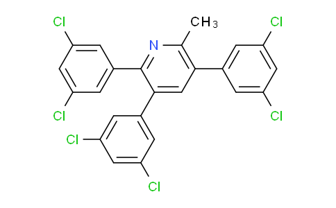 6-Methyl-2,3,5-tris(3,5-dichlorophenyl)pyridine