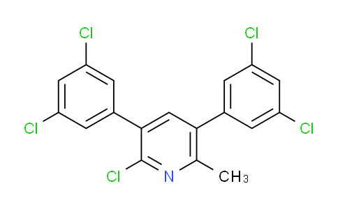 3,5-Bis(3,5-dichlorophenyl)-2-chloro-6-methylpyridine