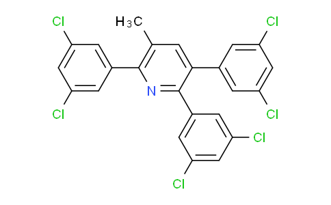 5-Methyl-2,3,6-tris(3,5-dichlorophenyl)pyridine
