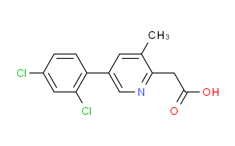 AM31890 | 1361780-58-6 | 5-(2,4-Dichlorophenyl)-3-methylpyridine-2-acetic acid