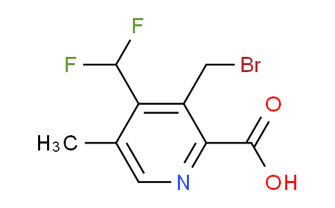 3-(Bromomethyl)-4-(difluoromethyl)-5-methylpyridine-2-carboxylic acid