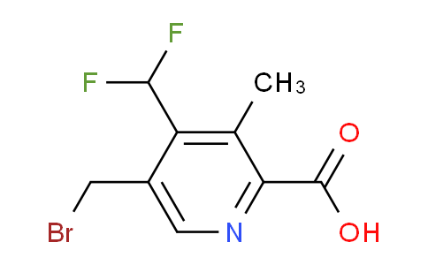 5-(Bromomethyl)-4-(difluoromethyl)-3-methylpyridine-2-carboxylic acid