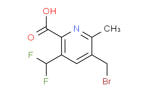 3-(Bromomethyl)-5-(difluoromethyl)-2-methylpyridine-6-carboxylic acid