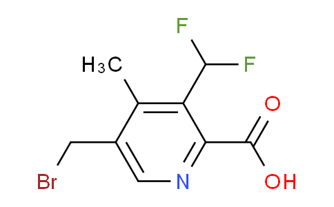 5-(Bromomethyl)-3-(difluoromethyl)-4-methylpyridine-2-carboxylic acid