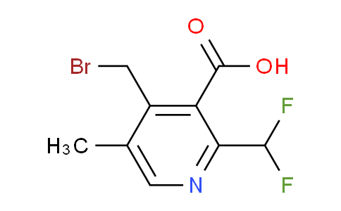 4-(Bromomethyl)-2-(difluoromethyl)-5-methylpyridine-3-carboxylic acid