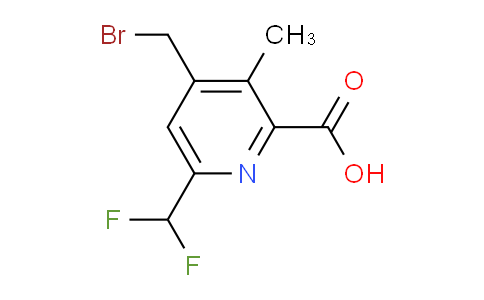 4-(Bromomethyl)-6-(difluoromethyl)-3-methylpyridine-2-carboxylic acid