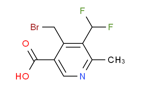 4-(Bromomethyl)-3-(difluoromethyl)-2-methylpyridine-5-carboxylic acid