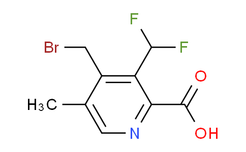 4-(Bromomethyl)-3-(difluoromethyl)-5-methylpyridine-2-carboxylic acid