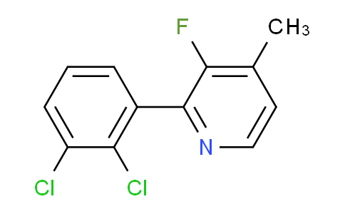 2-(2,3-Dichlorophenyl)-3-fluoro-4-methylpyridine