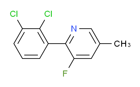 2-(2,3-Dichlorophenyl)-3-fluoro-5-methylpyridine