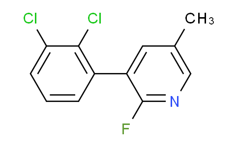 3-(2,3-Dichlorophenyl)-2-fluoro-5-methylpyridine