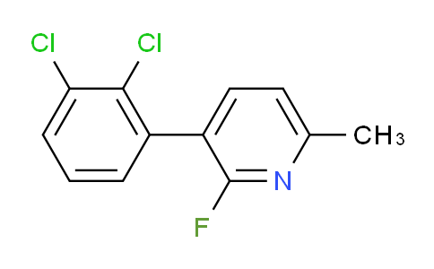3-(2,3-Dichlorophenyl)-2-fluoro-6-methylpyridine