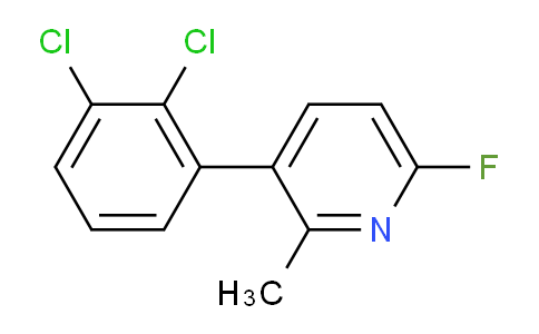 3-(2,3-Dichlorophenyl)-6-fluoro-2-methylpyridine