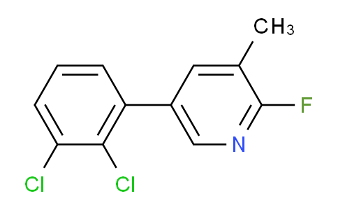 5-(2,3-Dichlorophenyl)-2-fluoro-3-methylpyridine