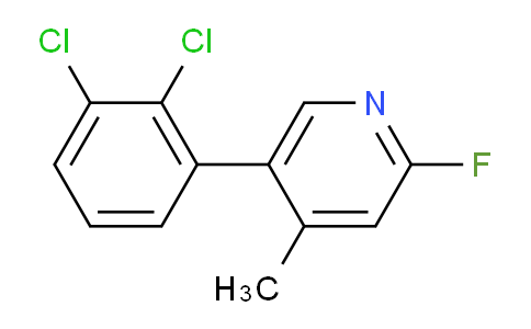 5-(2,3-Dichlorophenyl)-2-fluoro-4-methylpyridine