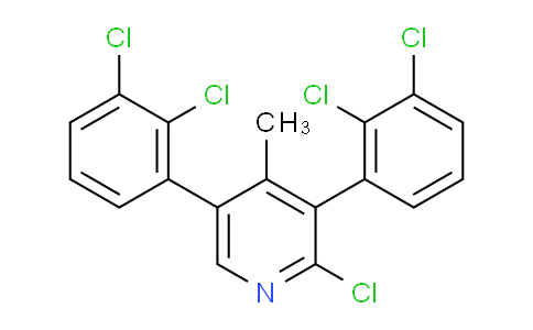 3,5-Bis(2,3-dichlorophenyl)-2-chloro-4-methylpyridine