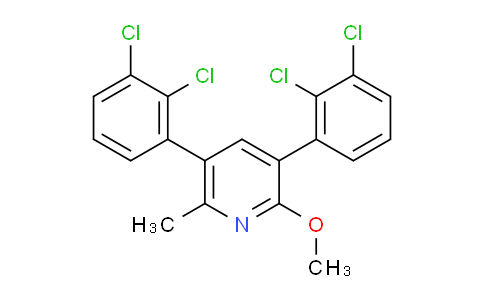 3,5-Bis(2,3-dichlorophenyl)-2-methoxy-6-methylpyridine