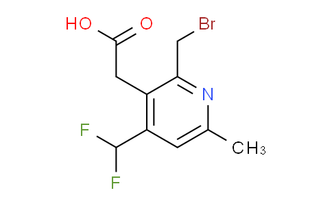 2-(Bromomethyl)-4-(difluoromethyl)-6-methylpyridine-3-acetic acid