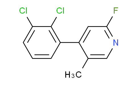 4-(2,3-Dichlorophenyl)-2-fluoro-5-methylpyridine