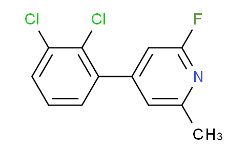 4-(2,3-Dichlorophenyl)-2-fluoro-6-methylpyridine
