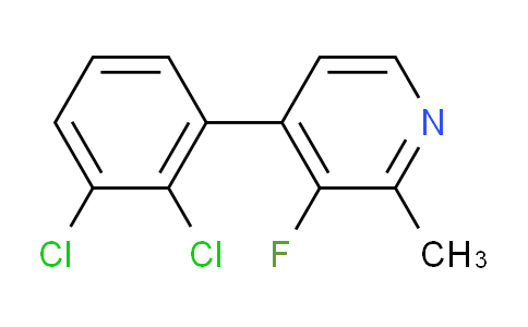 4-(2,3-Dichlorophenyl)-3-fluoro-2-methylpyridine