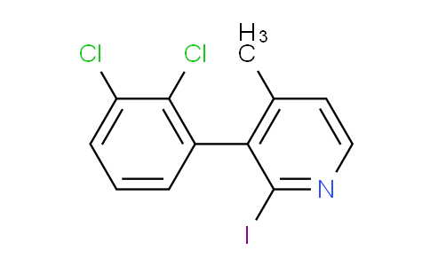 3-(2,3-Dichlorophenyl)-2-iodo-4-methylpyridine