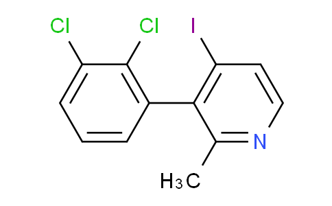 3-(2,3-Dichlorophenyl)-4-iodo-2-methylpyridine