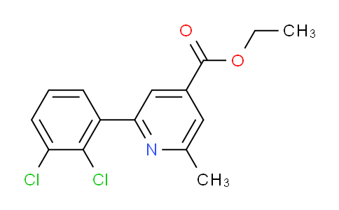 Ethyl 2-(2,3-dichlorophenyl)-6-methylisonicotinate