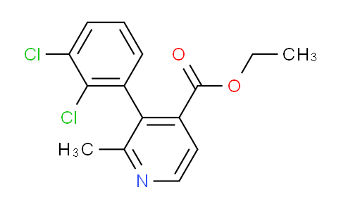Ethyl 3-(2,3-dichlorophenyl)-2-methylisonicotinate