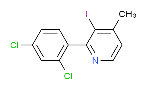2-(2,4-Dichlorophenyl)-3-iodo-4-methylpyridine