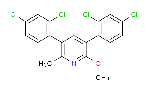 3,5-Bis(2,4-dichlorophenyl)-2-methoxy-6-methylpyridine