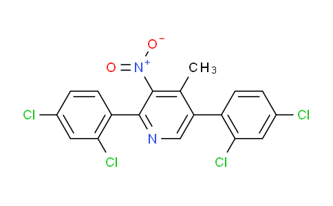 2,5-Bis(2,4-dichlorophenyl)-4-methyl-3-nitropyridine