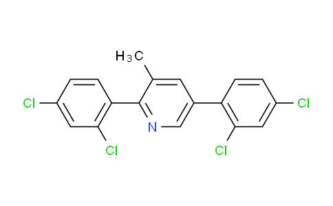 2,5-Bis(2,4-dichlorophenyl)-3-methylpyridine