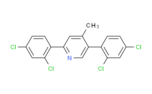 2,5-Bis(2,4-dichlorophenyl)-4-methylpyridine