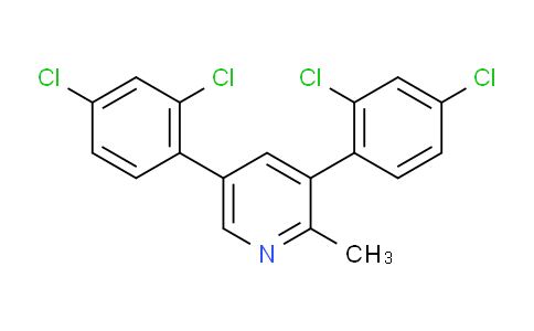3,5-Bis(2,4-dichlorophenyl)-2-methylpyridine